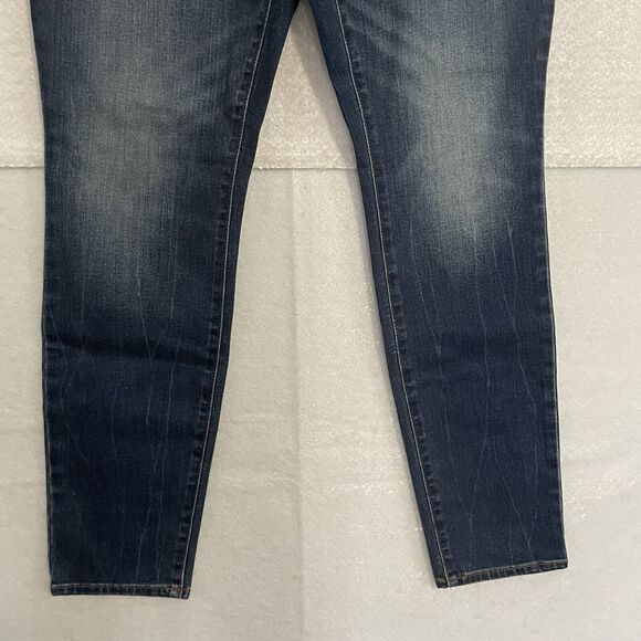 Old Navy Jeans Women’s 10 Dark Wash Nicky 2 POP ICON SKINNY Stretch Denim NEW - Picture 4 of 10